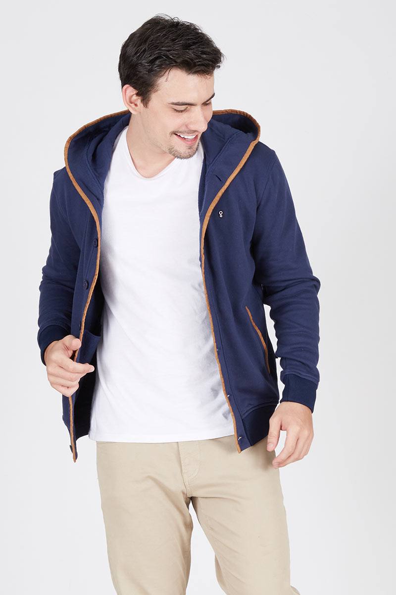 Hooded relaxed jacket 217031715