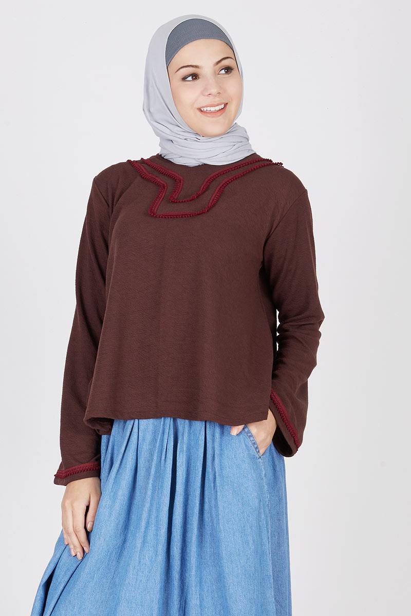 Andini Y Front Top Brown