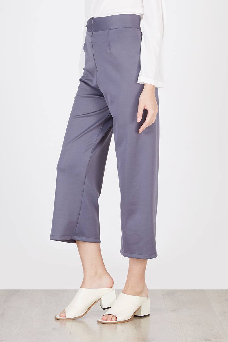 Cynthia Long pants cullote 0406 in Grey