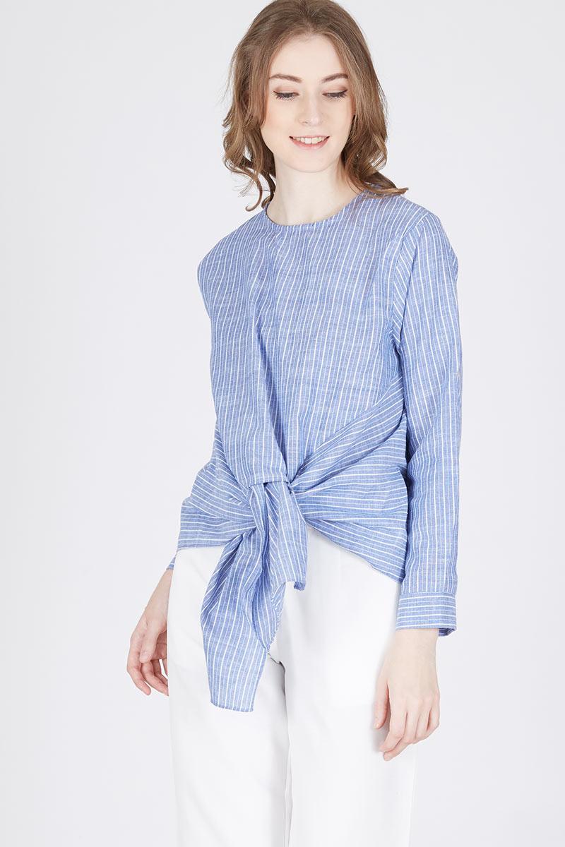 TIED KNOT STRIPE TOP