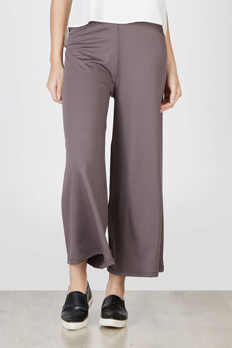 duapola Cotton Basic Kulot Pants Grey