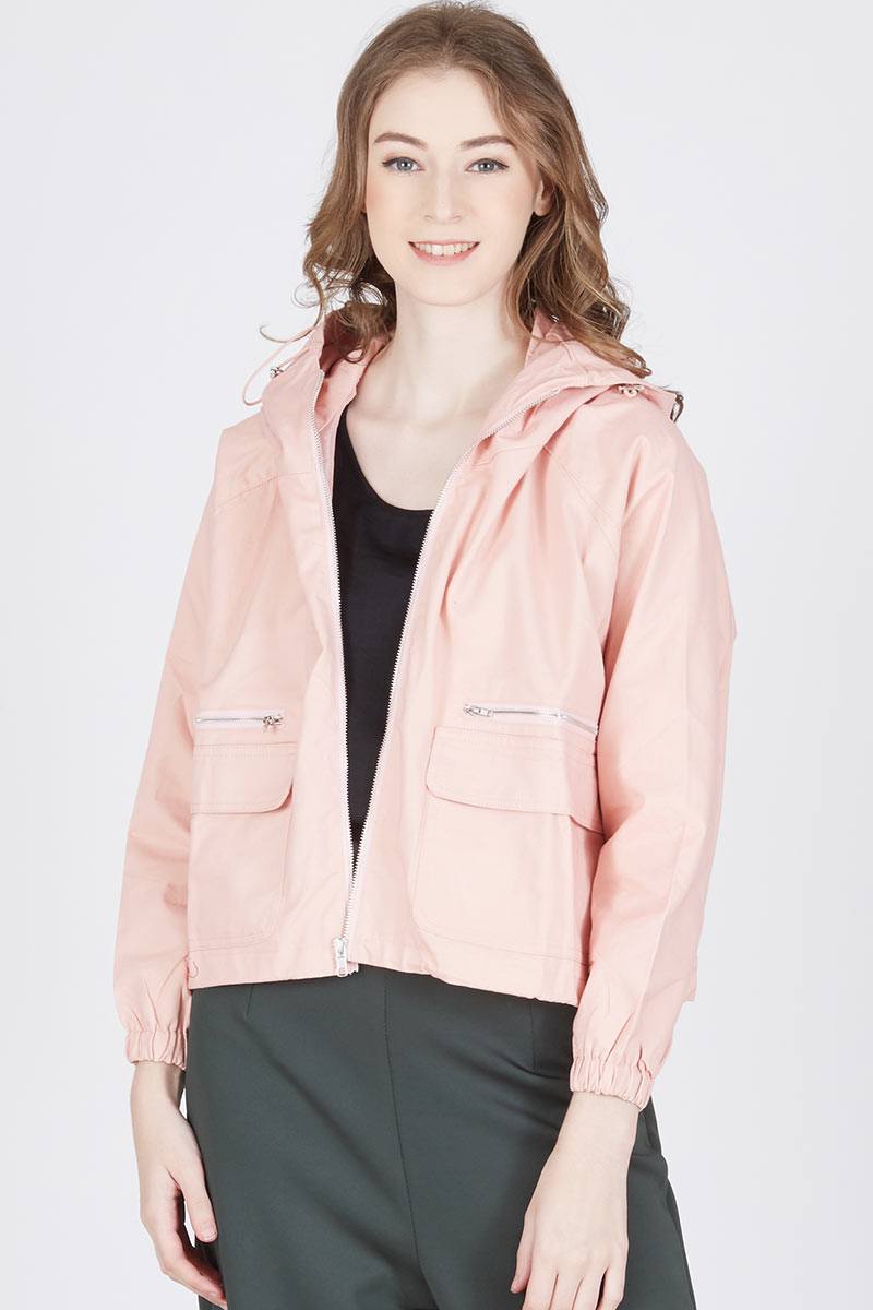 Bomber Jacket with Hoodie
