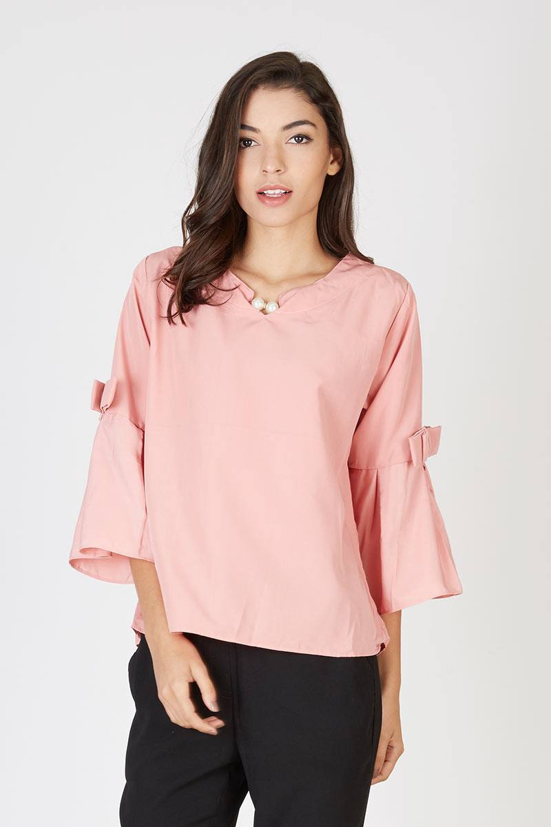 Deirdre Blouse In Peach