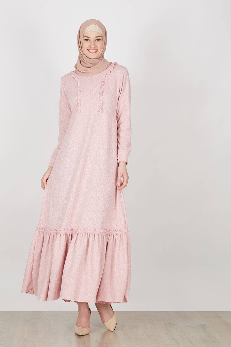 Gamis Salbia Dusty Pink
