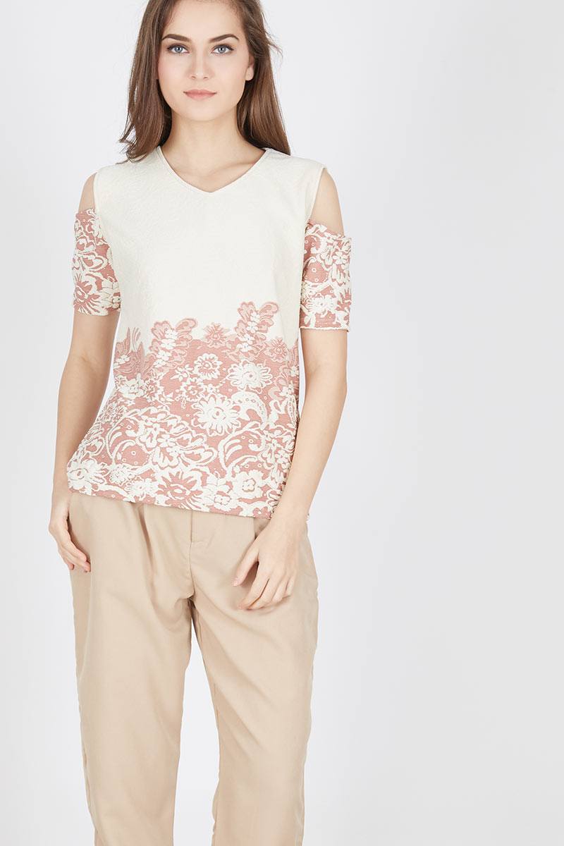 Embio Blouse in Brown