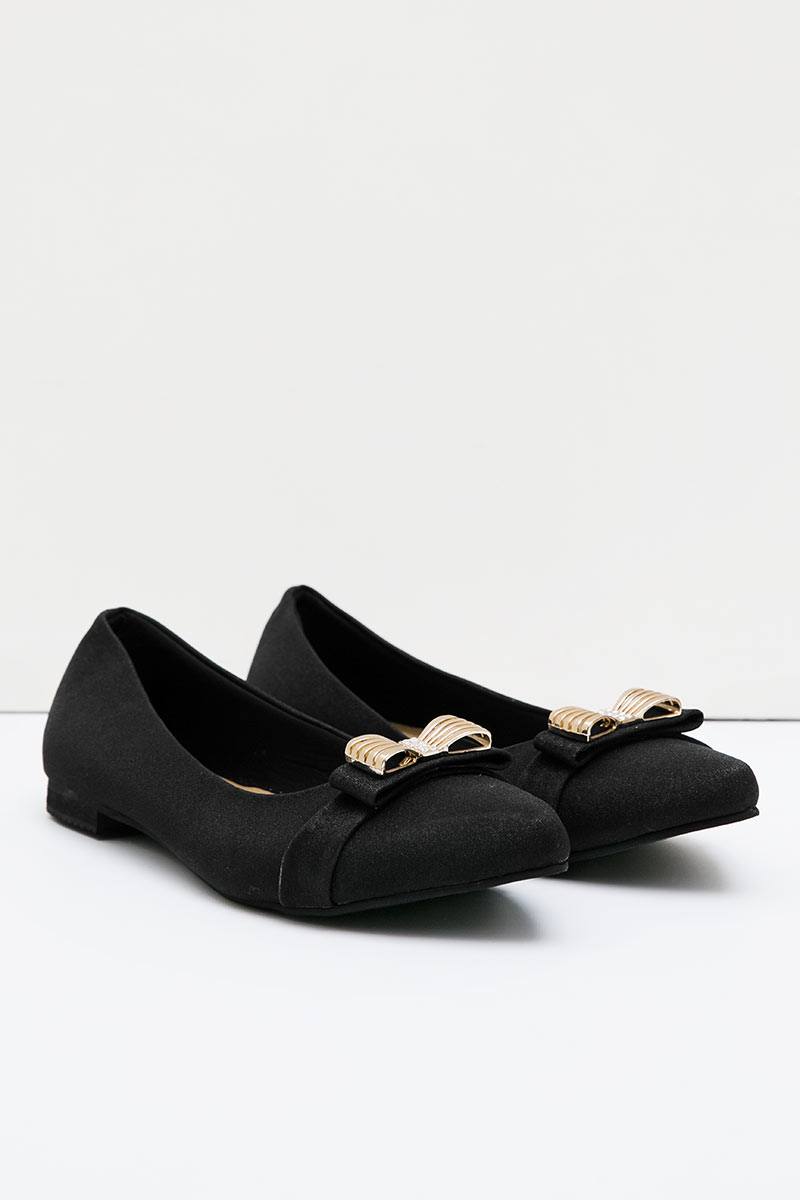 Romeo Pacini Flat Shoes 095 Black