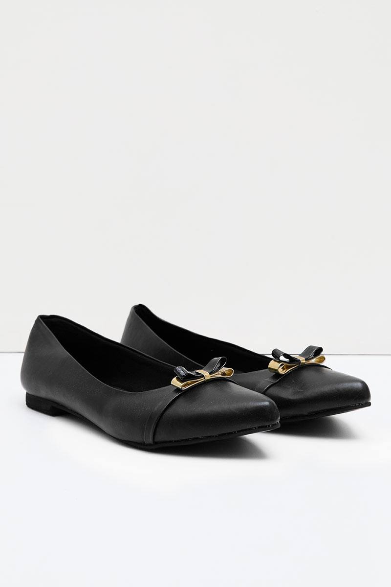 Romeo Pacini Flat Shoes 056 Black