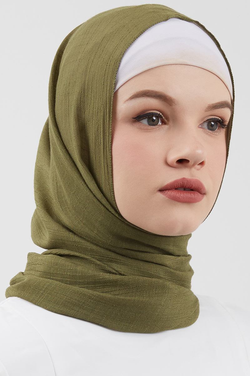 Darlina Pashmina Plain Olive