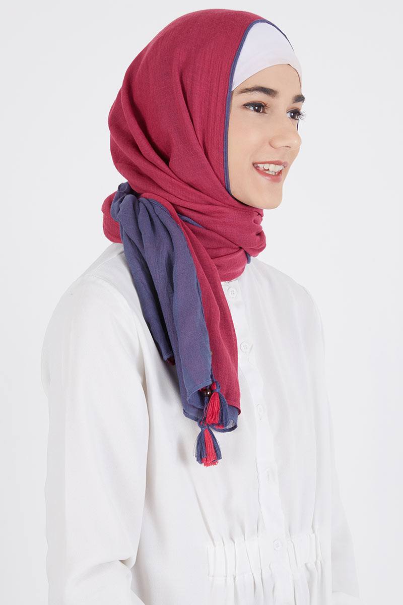 Dafhina Pashmina Fuschia