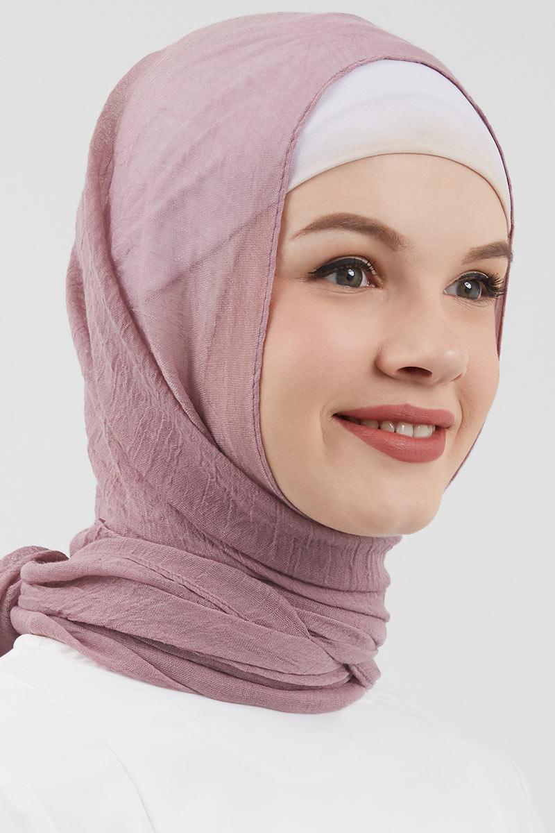 Dara Pashmina Plain Baby Purple