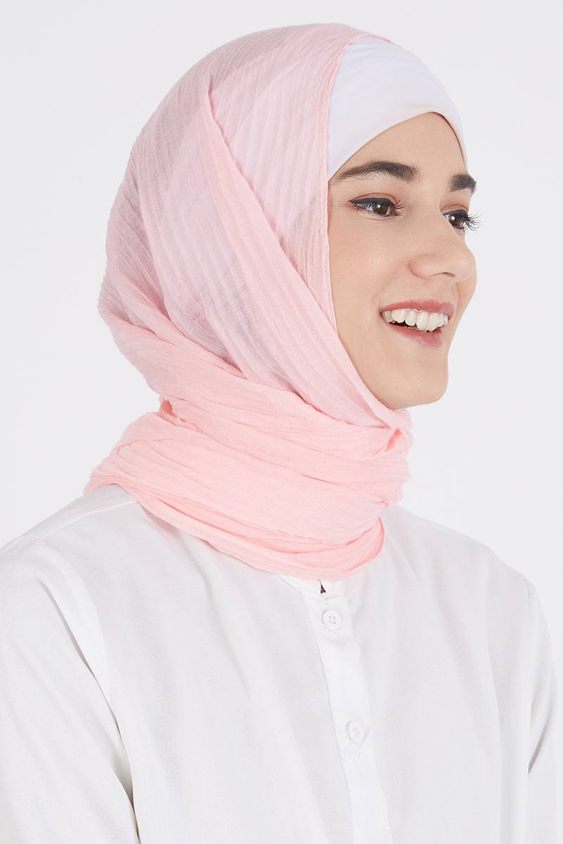 Darla Pashmina Plain Pink