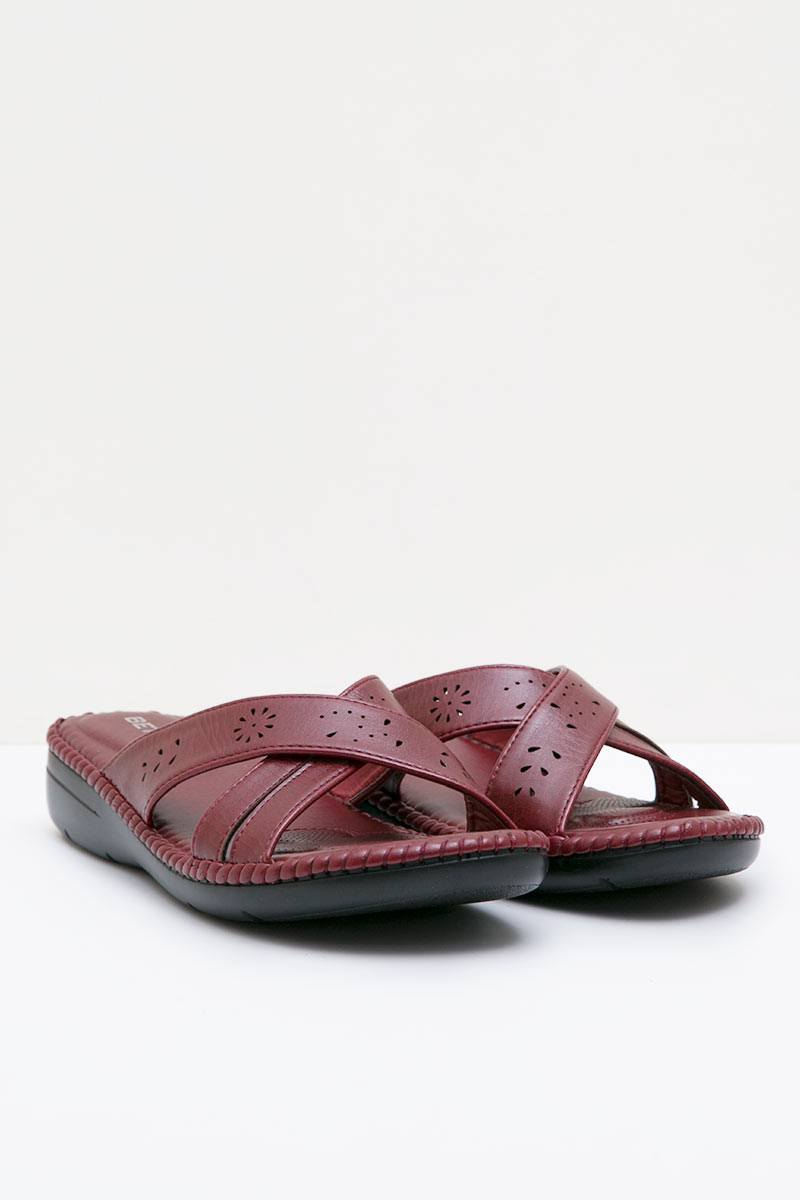 Bettina Sandal Alexandria Maroon