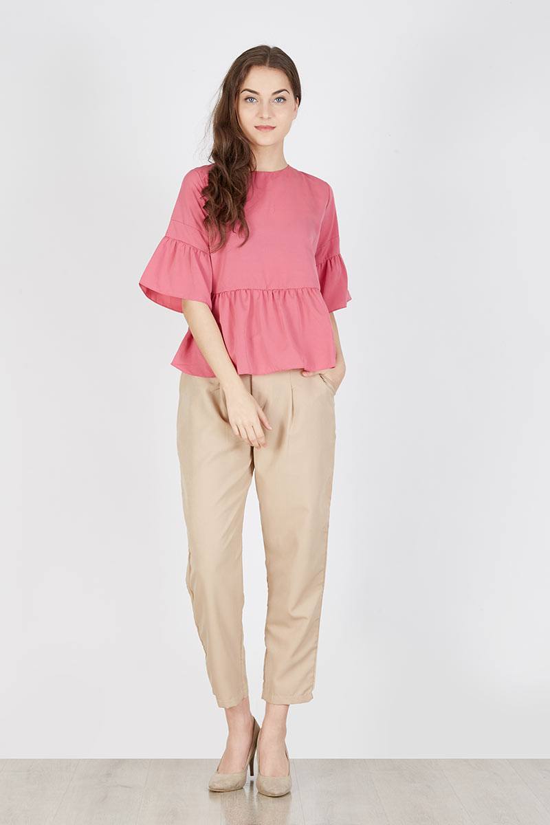 Abby Blouse In Pink