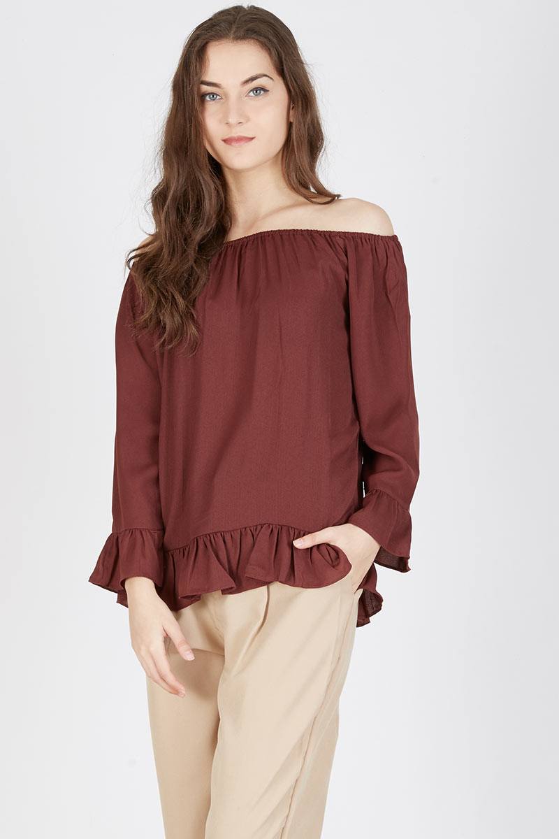 jenner blouse In Brown