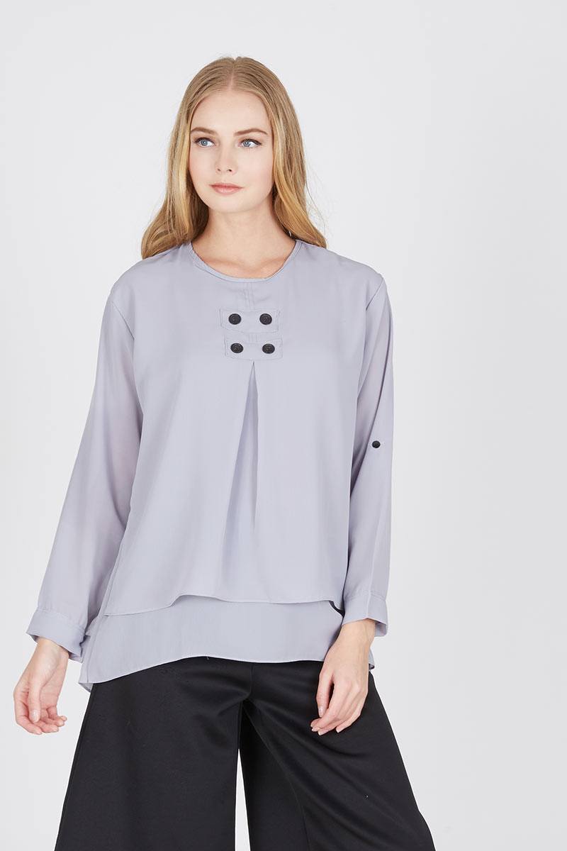 Miranda blouse In grey