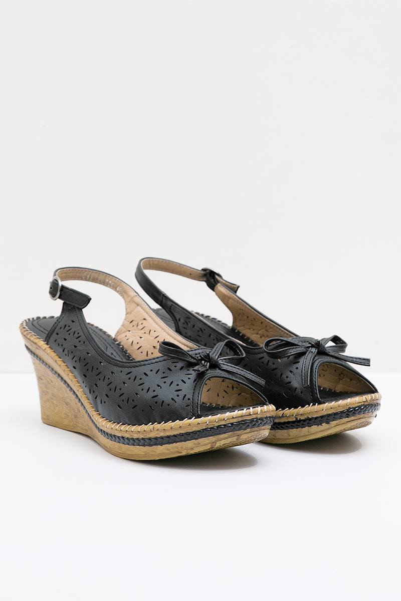 Bettina Wedges Andalusia Black