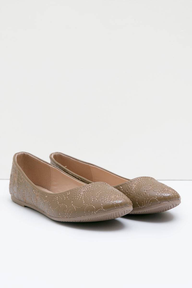 Dea Flat Shoes 1611-07 Khaki