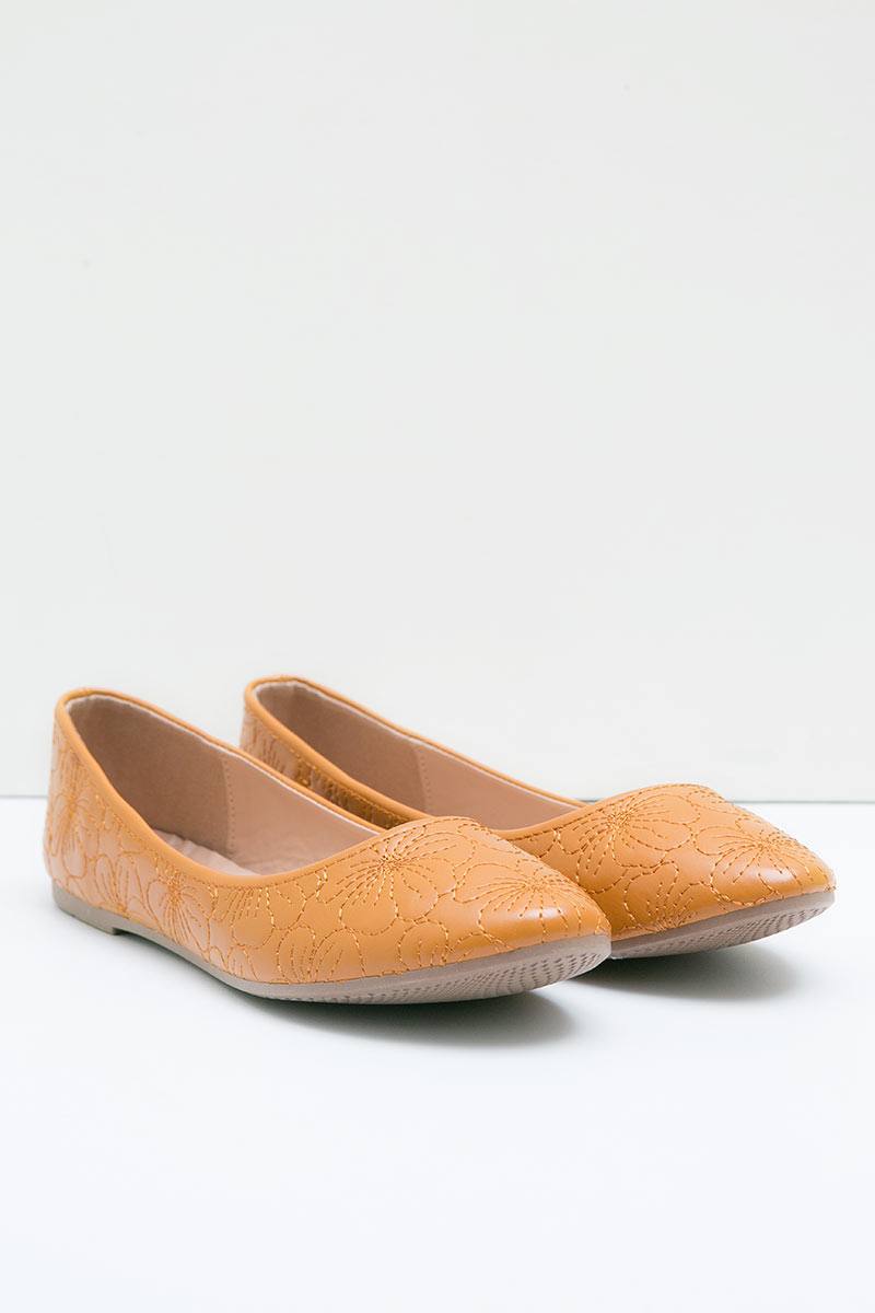 Dea Flat Shoes 1611-07 Camel