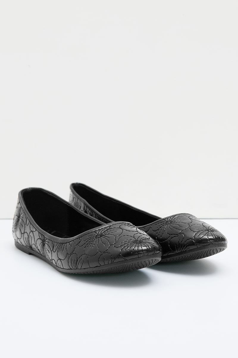 Dea Flat Shoes 1611-07 Black