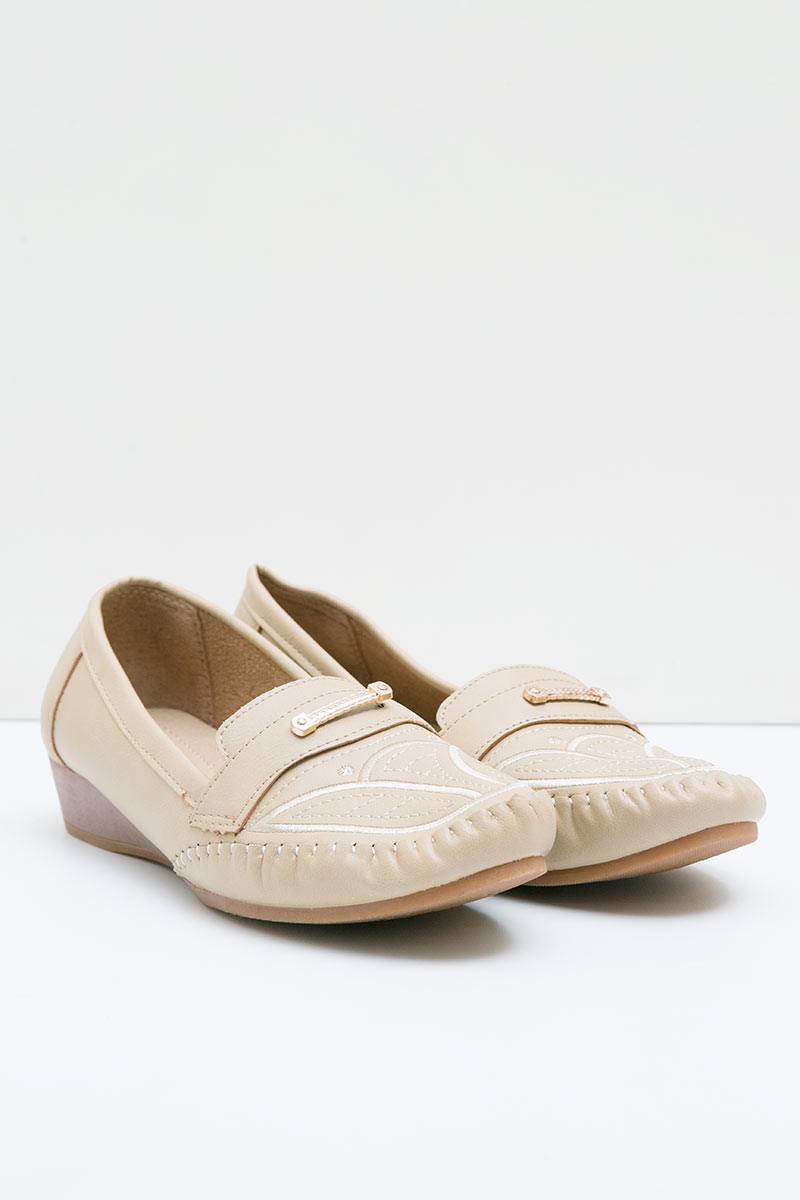 Dea Flat Shoes 1611-022 Beige