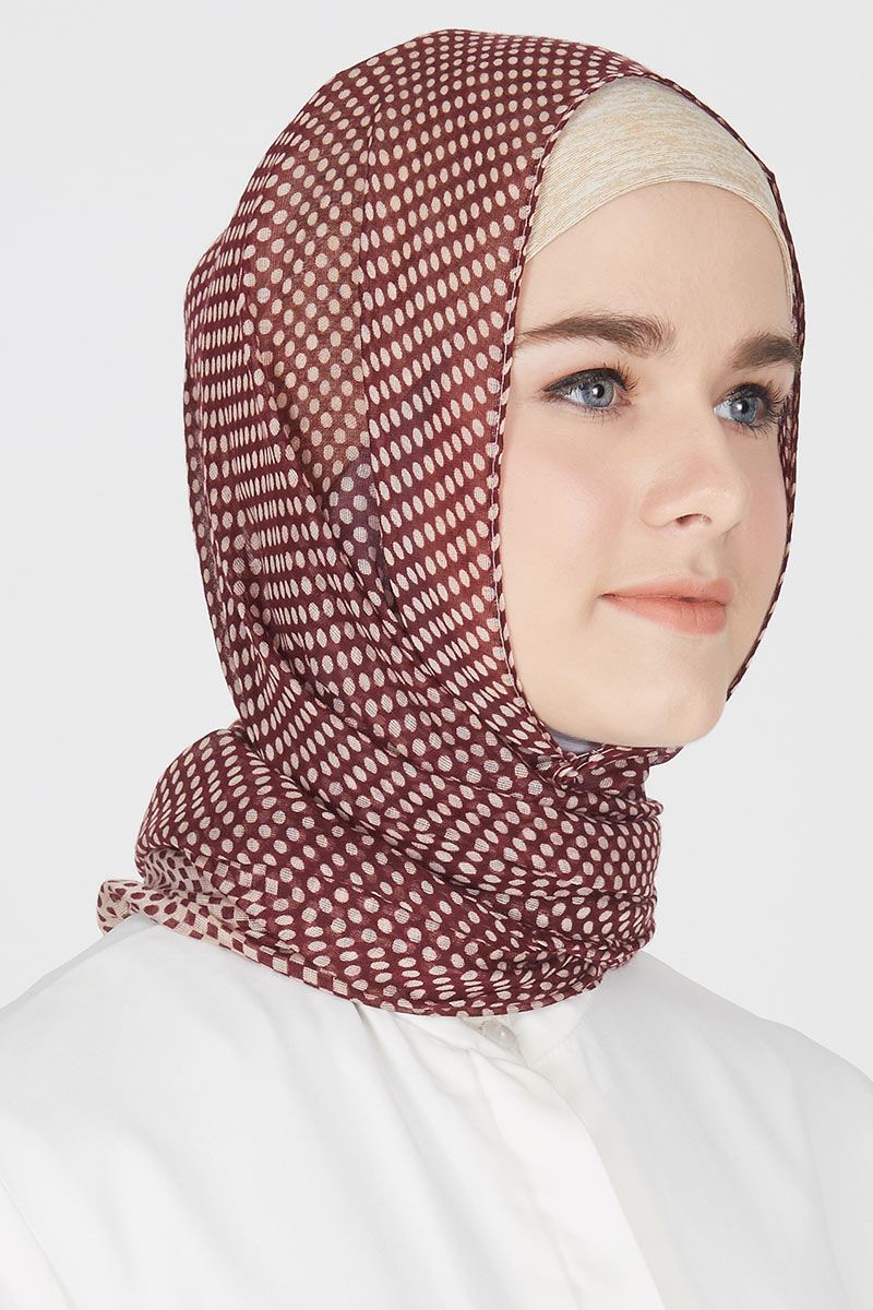 Jeanne Pashmina Maroon