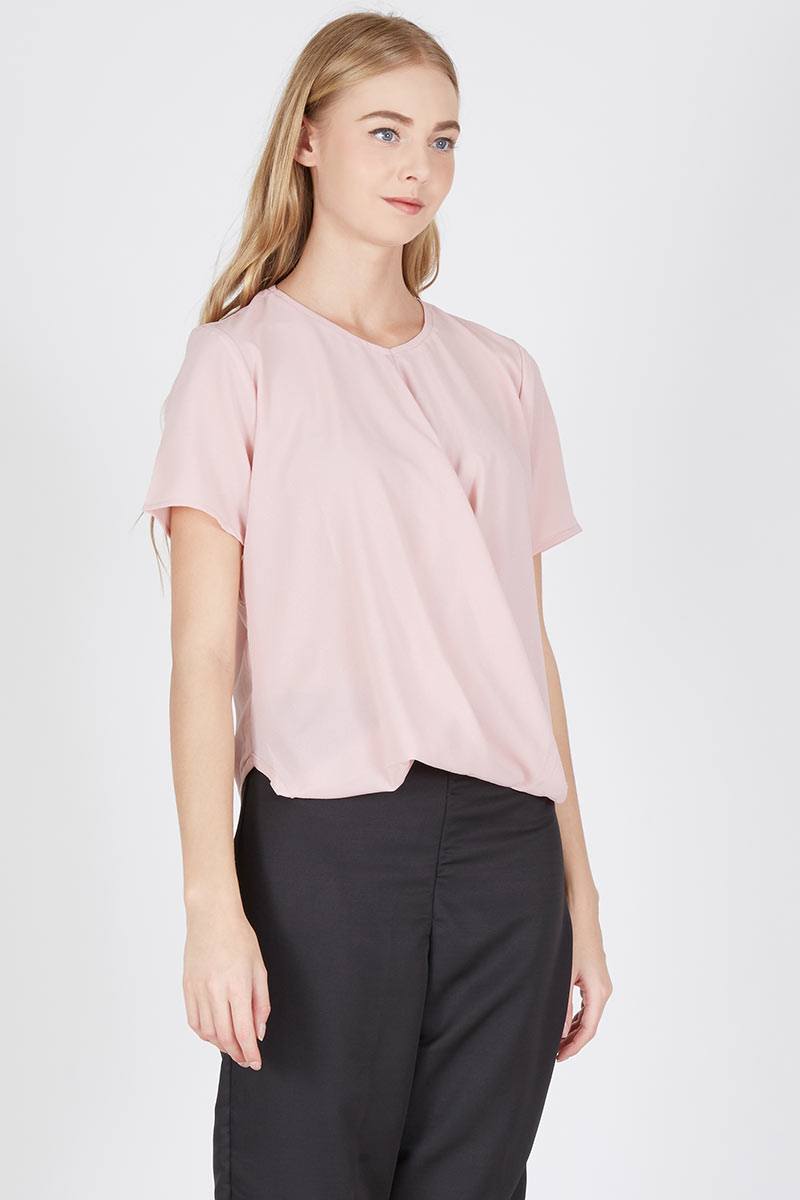 MARYLIN TWISTED TOP IN PINK