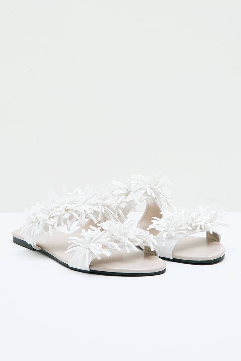 Anemone Sandals in White