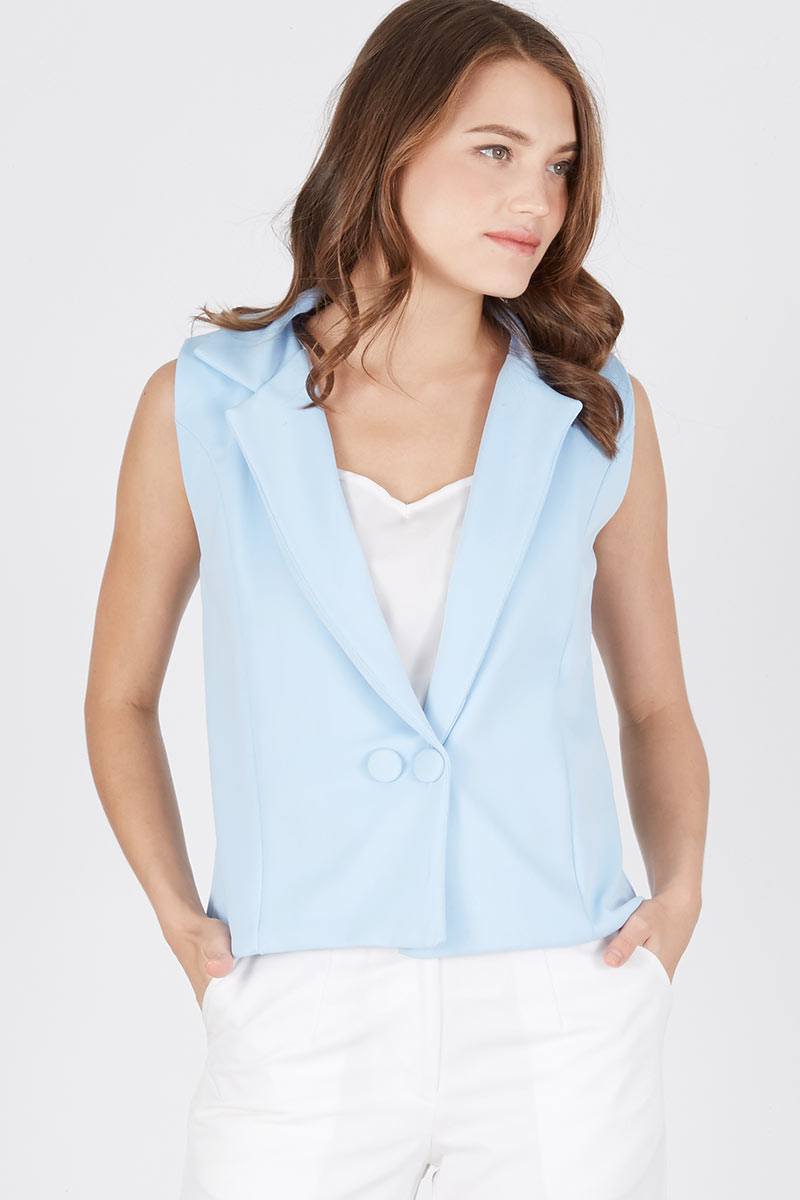 Sophia Premium Vest Soft Blue