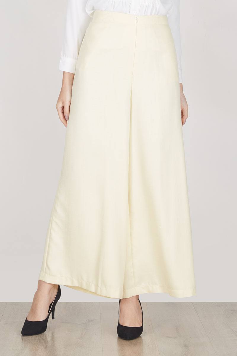 Wizy Wide Pant Soft Yellow