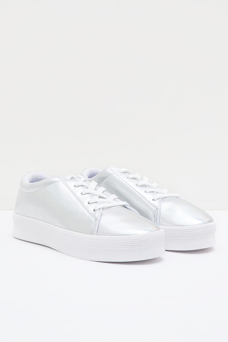 SILVER MICHELLE SNEAKERS