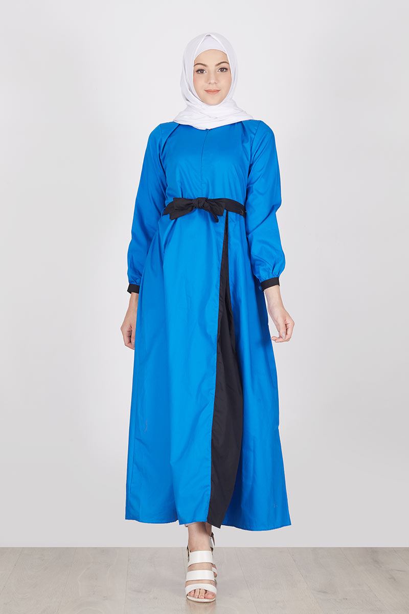 Maryam Pleated Side Bow Dress