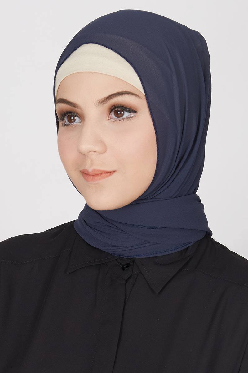 Gala Pashmina Plain Navy