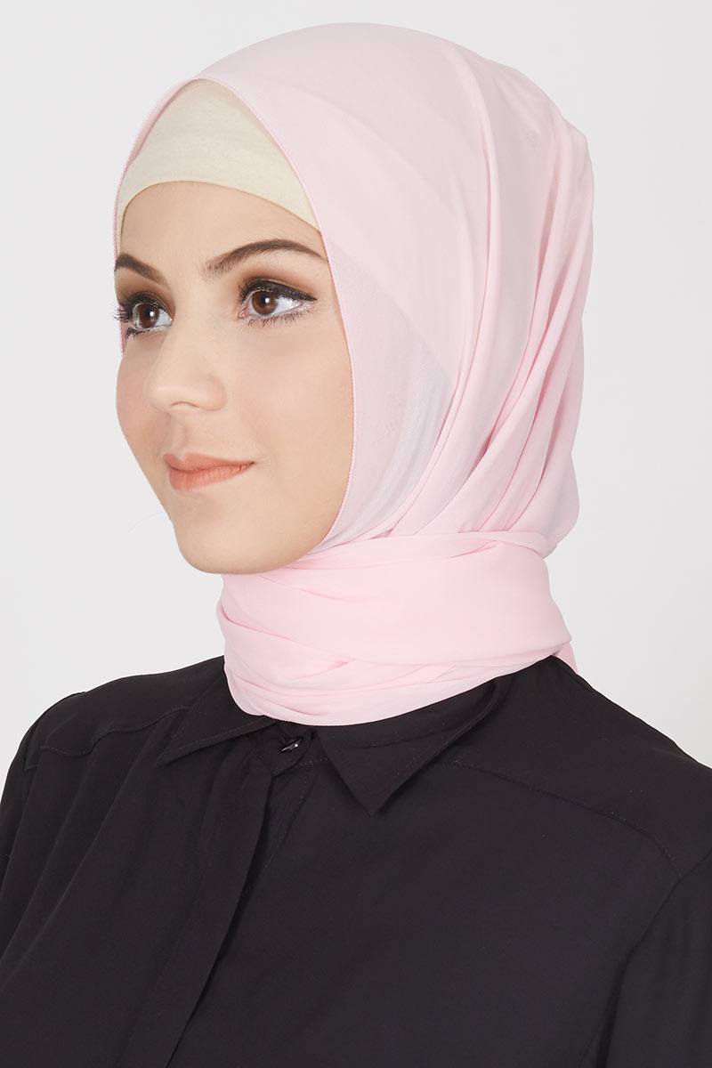 Gala Pashmina Plain Pink