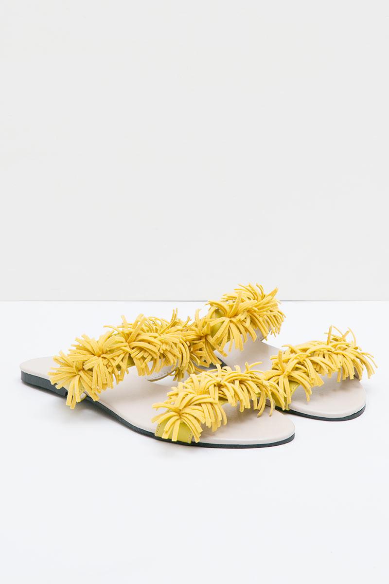 Anemone Sandals in Yellow