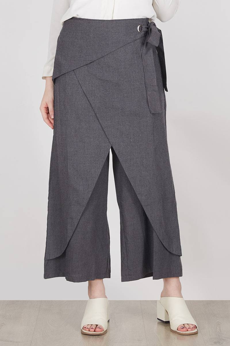 Culotte Relaxed Pant Darkgrey