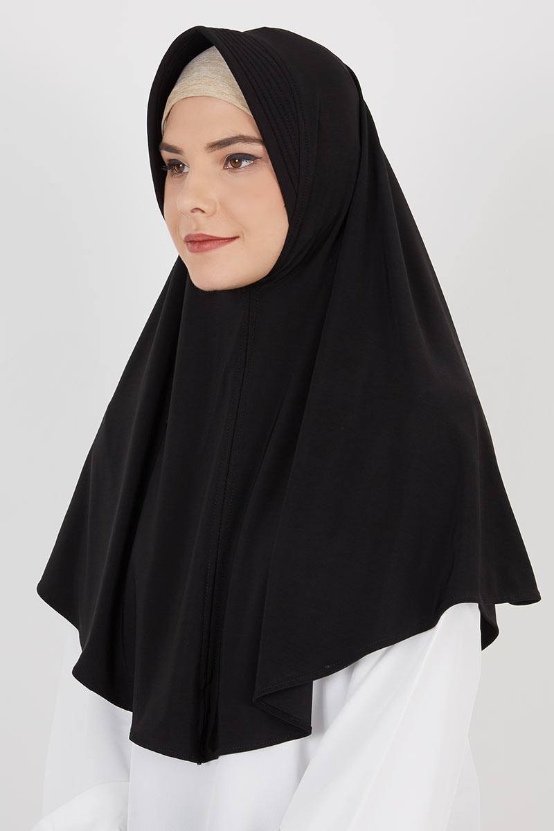 Nayla Instant Hijab Black