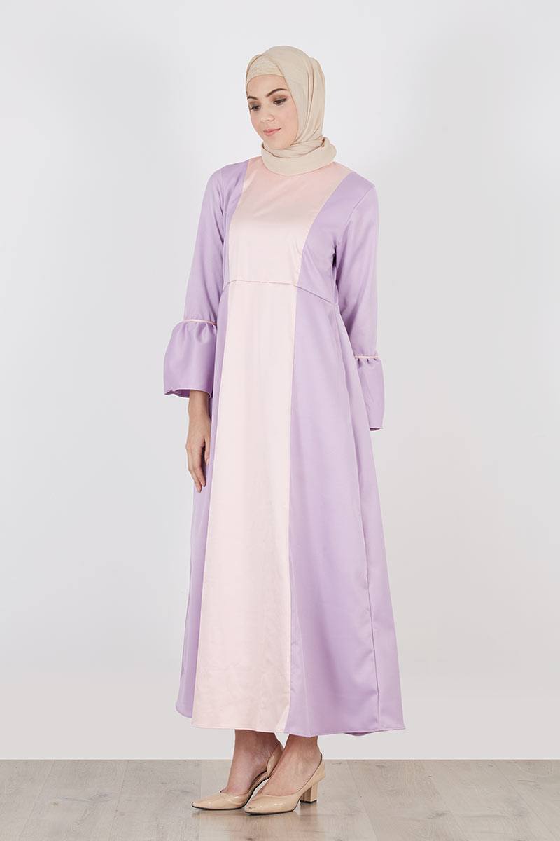 Almira Royale Pleated Dress