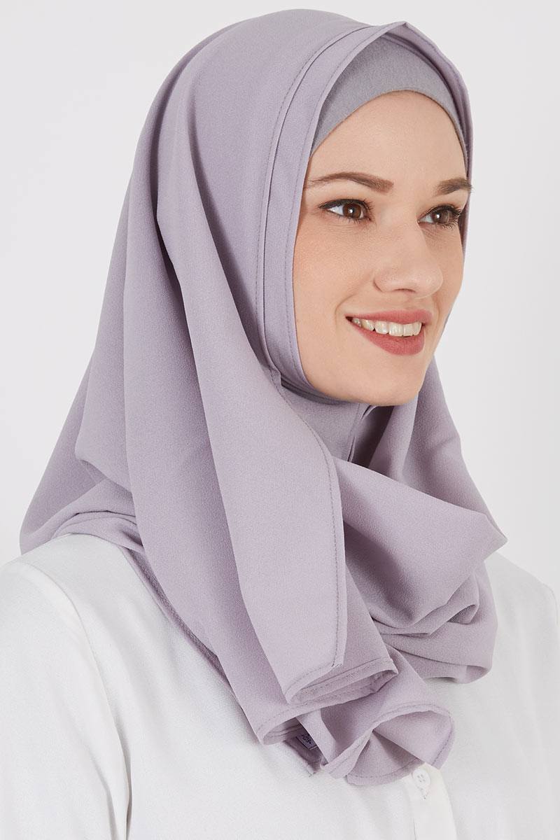 Ayumi Hijab Instant Pashmina Grey