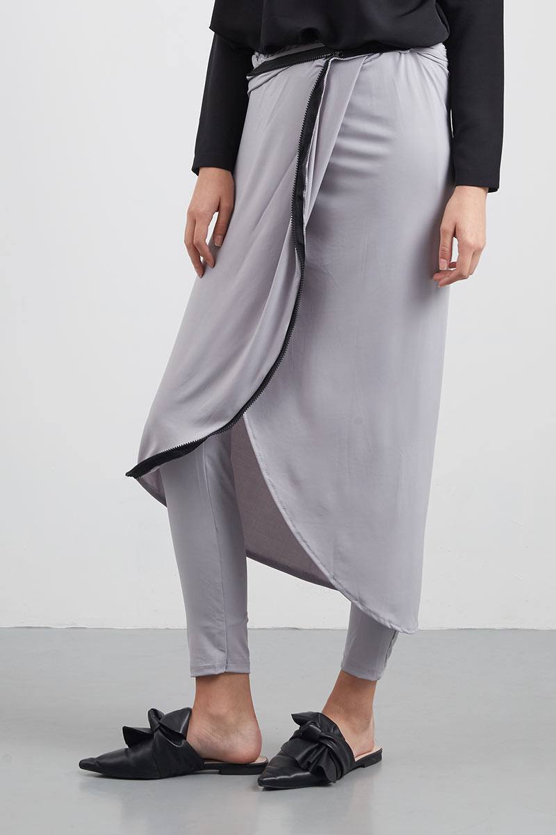 Zip Rocella Skirtpants-Silver