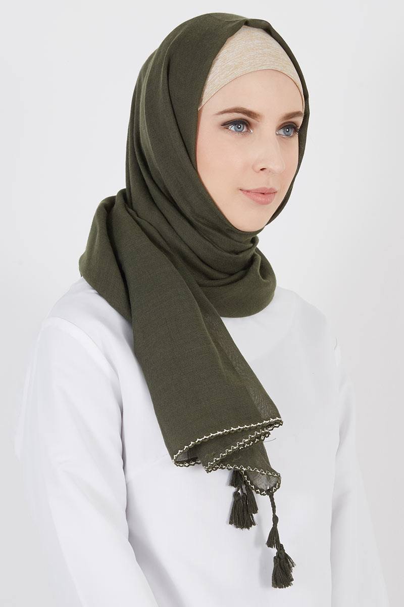 Macha Pashmina Olive