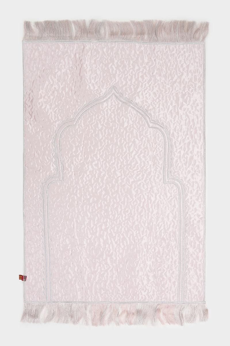 Saajidah Prayer Mat Dusty Pink Silver