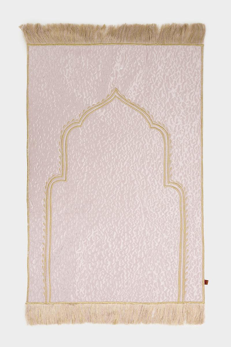 Saajidah Prayer Mat Dusty Pink Gold