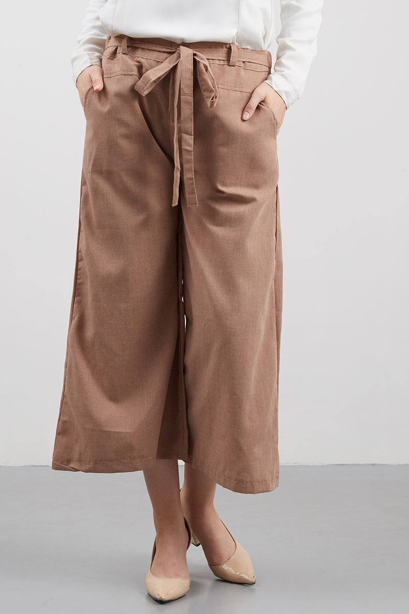Culotte Chambray Brown
