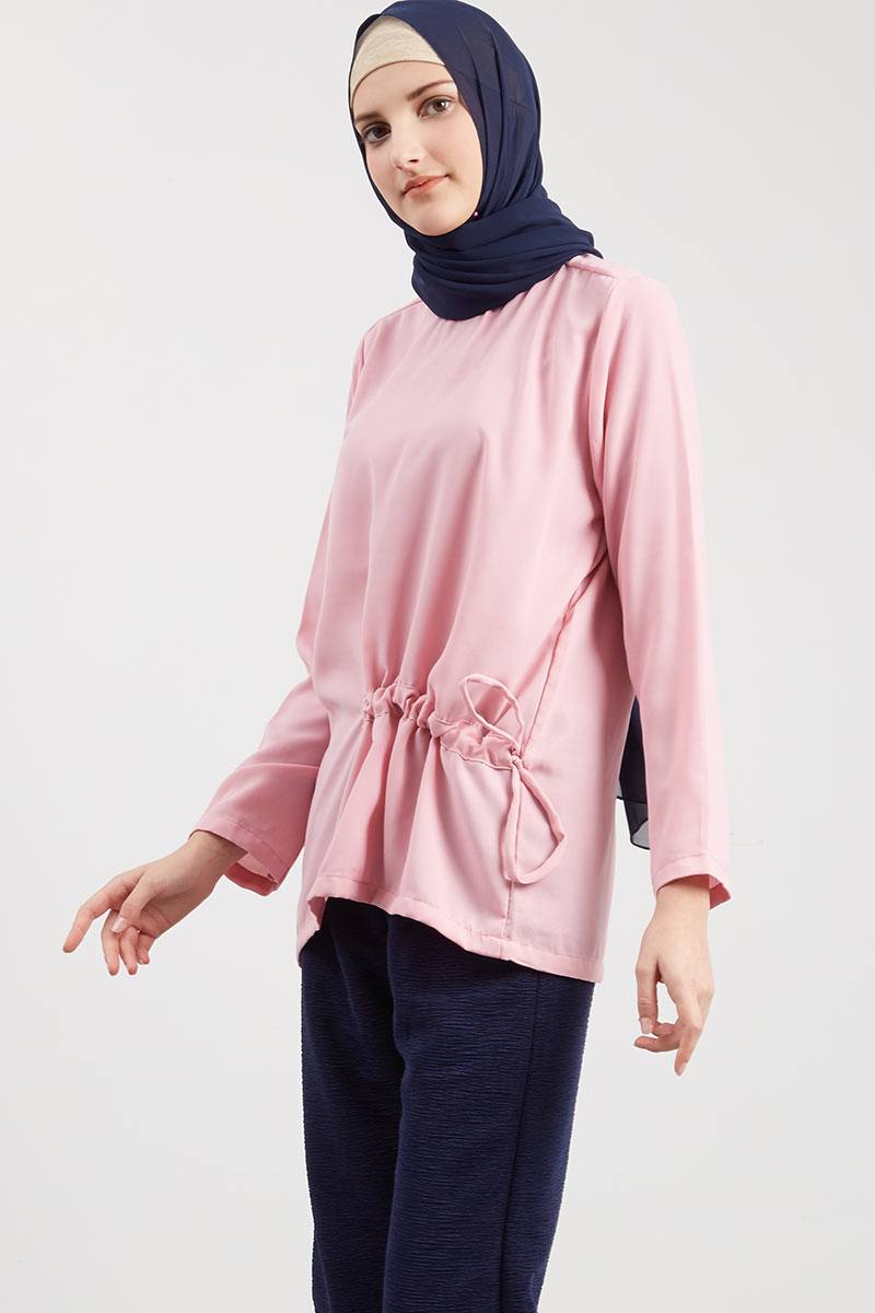 Omera Top Muted Pink