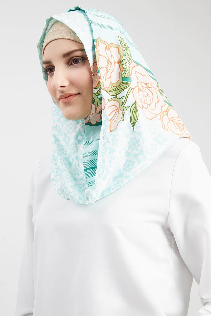 Exclusive For Hijabenka - Aathifa Hijab Instant Mint