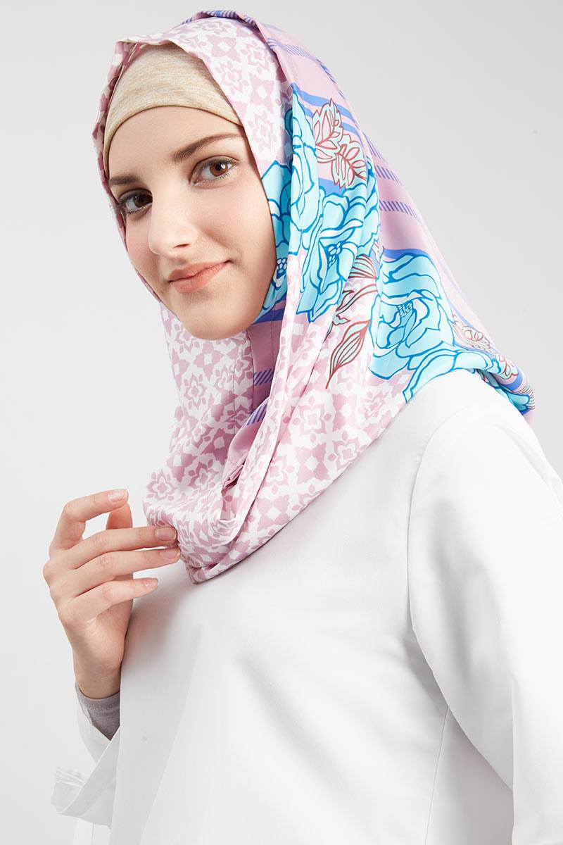 Exclusive For Hijabenka - Aathifa Hijab Instant Pink Tosca