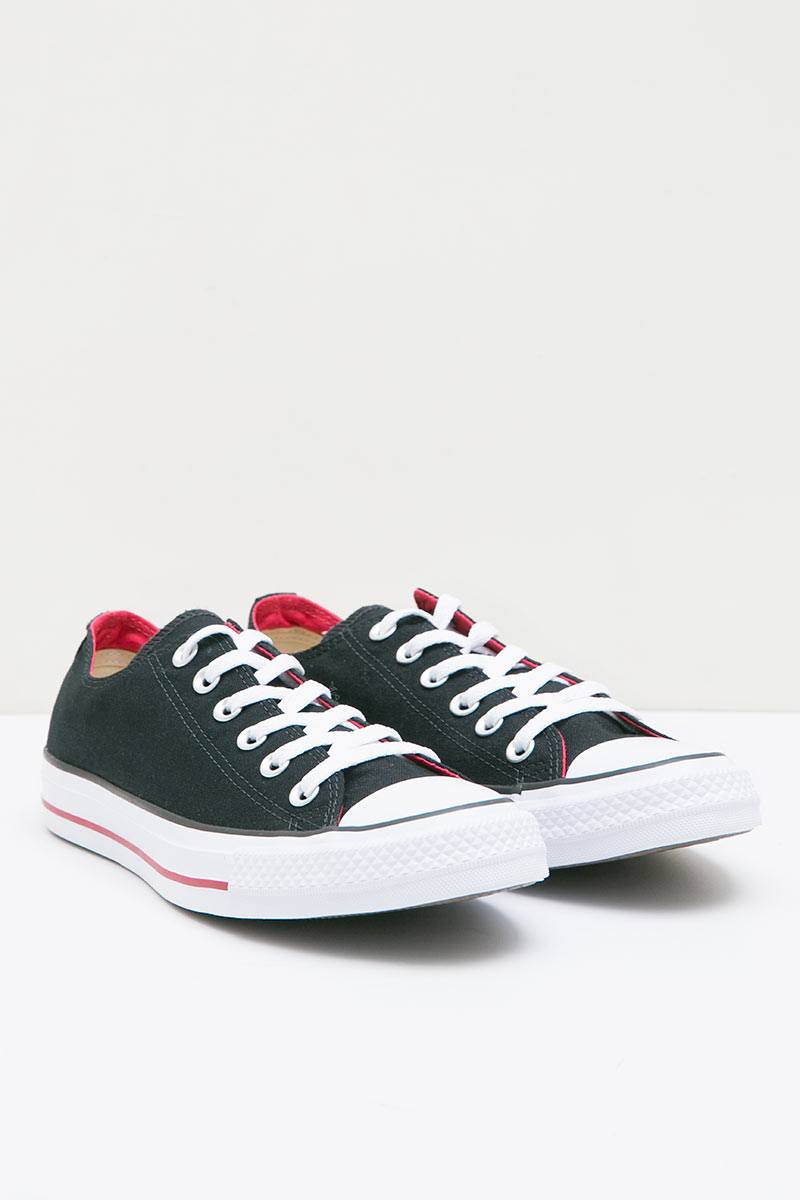 Converse AS DOUBLE TONGUE OX 1W867 BLACK RED GREY Women