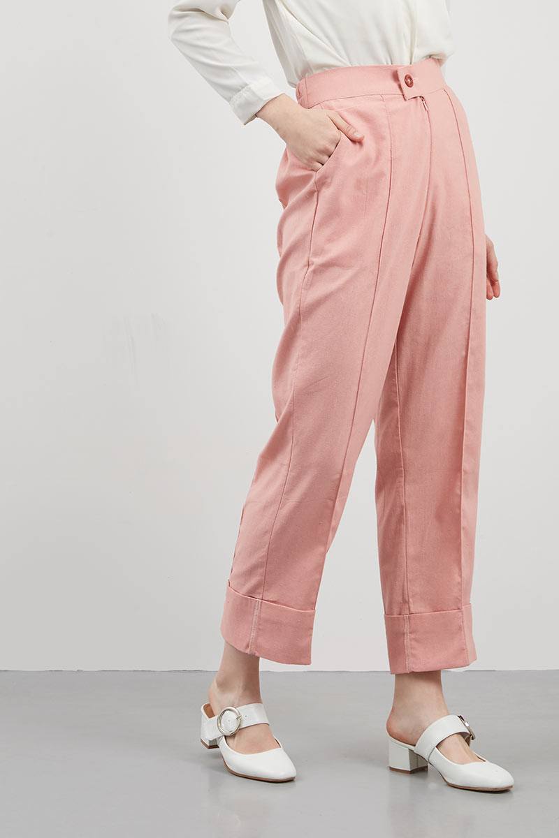 Office Pants Soft Pink