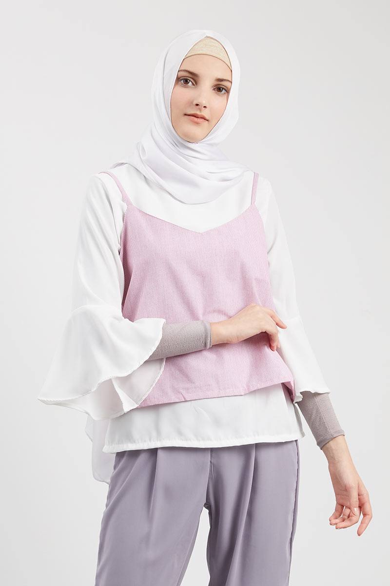 Cospia Double Blouse Pink