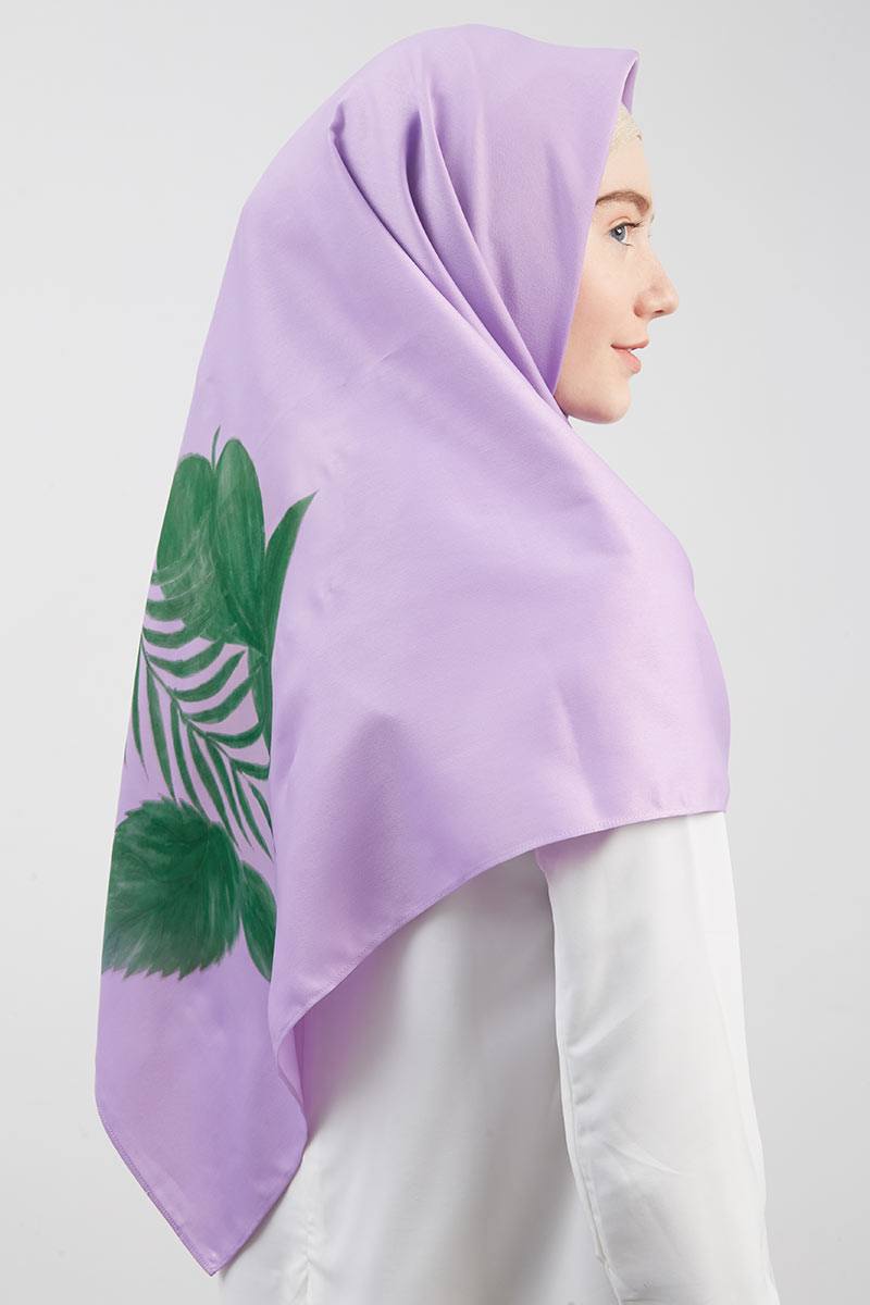 Zahra Hijab Lukis Purple